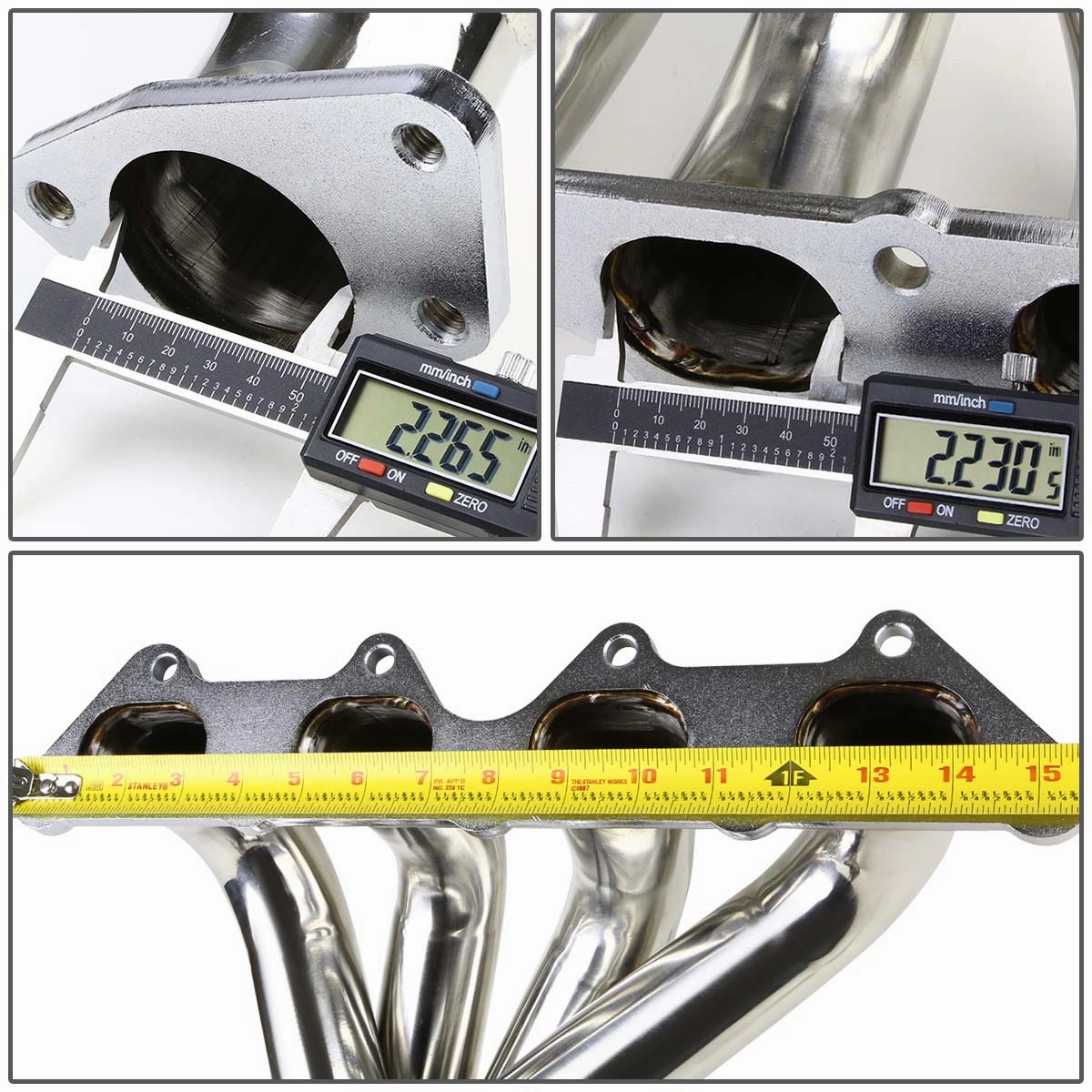 00-05 Mitsubishi Eclipse 2.4L 4-1 Exhaust Header w/O2 Sensor Insertion - Stainless Steel