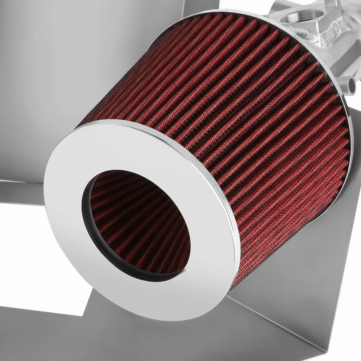 02-06 Toyota Camry Solara 2.4L L4 Red Cold Air Intake w/Heat Shield Cone Filter