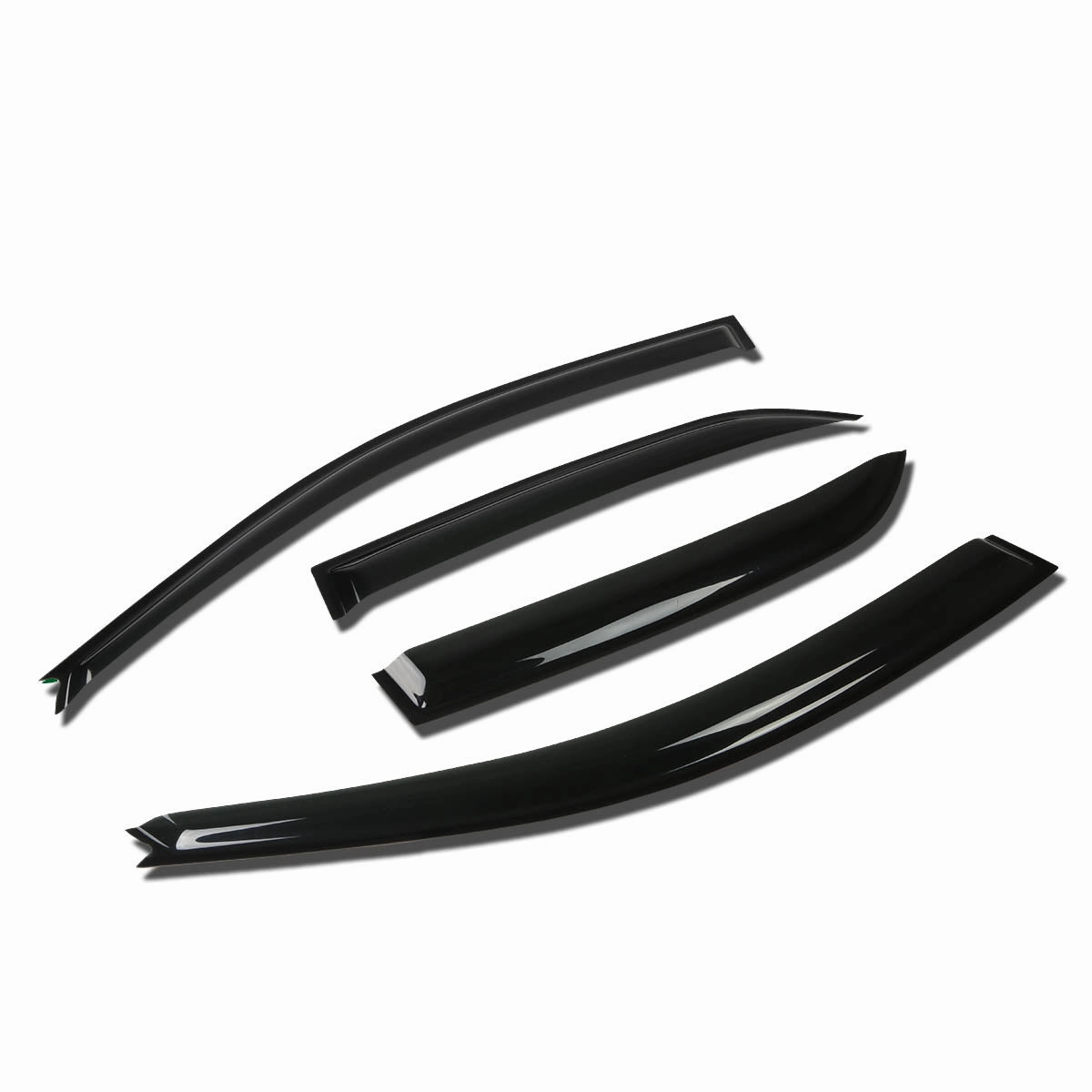 02-07 Mitsibishi Lancer Tape-On Wind Deflectors Window Visors