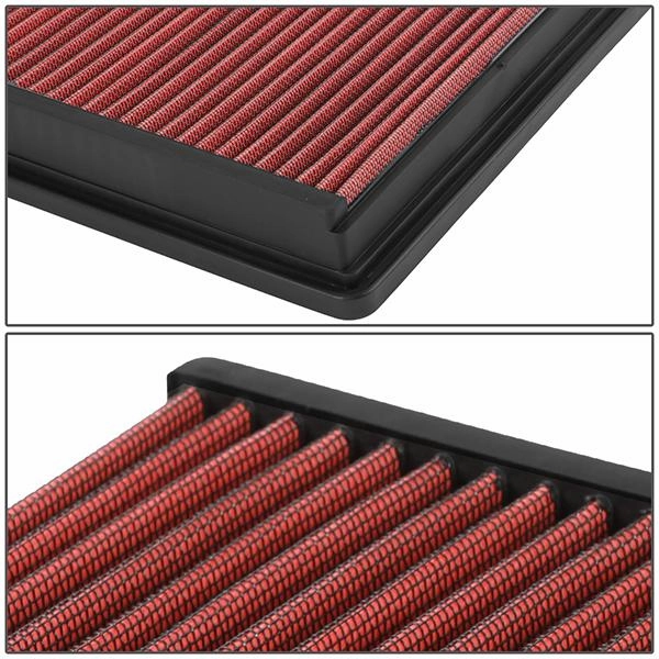 02-10 Dodge Ram Truck 11-20 Ram 1500 2500 3500 4500 5500 Drop-in Panel Air Filter - Red