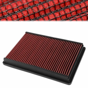 02-10 Dodge Ram Truck 11-20 Ram 1500 2500 3500 4500 5500 Drop-in Panel Air Filter - Red