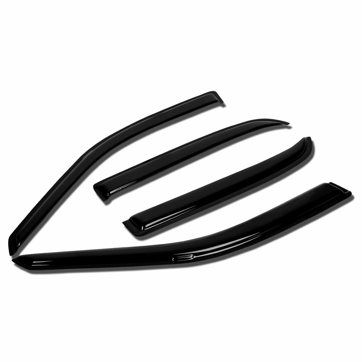 02-11 Ford Crown Victoria LWB Tape-On Wind Deflectors Window Visors