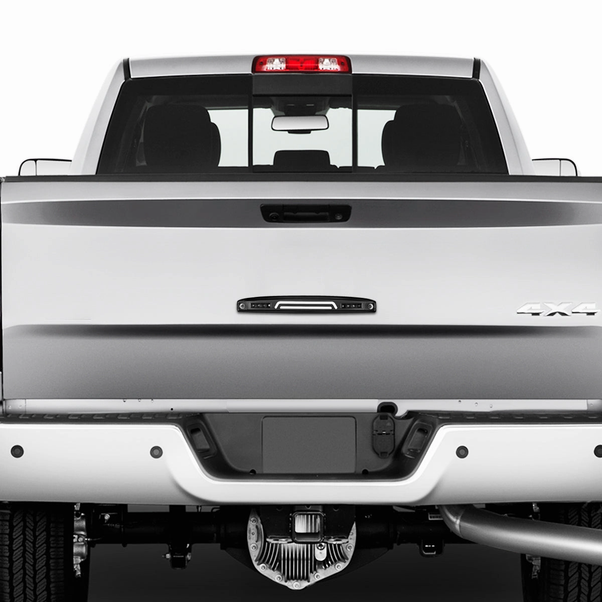 03-06 Dodge Ram 2500 3500 LED Bar Rear Center Tailgate Light - Black Housing