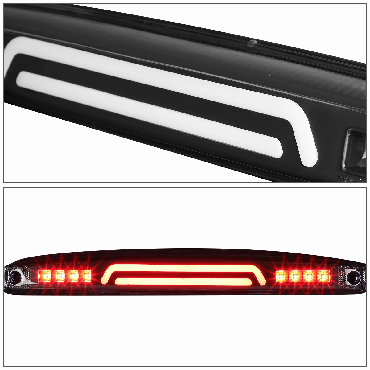 03-06 Dodge Ram 2500 3500 LED Bar Rear Center Tailgate Light - Black Housing