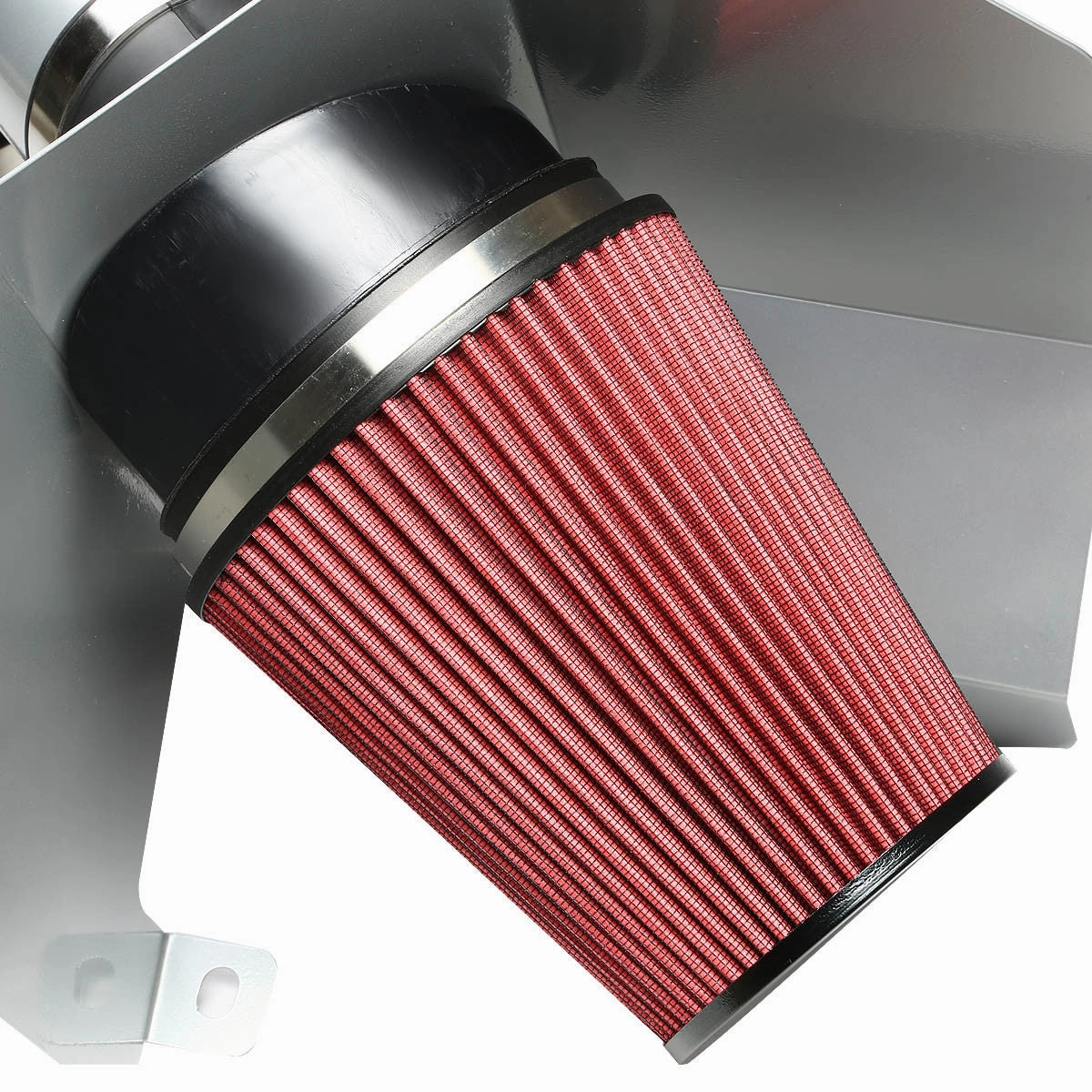 03-07 Dodge Ram 2500 3500 5.9L l6 Aluminum Cold Air Intake w/Heat Shield Cone Filter