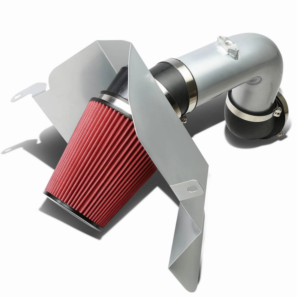 03-07 Dodge Ram 2500 3500 5.9L l6 Aluminum Cold Air Intake w/Heat Shield Cone Filter