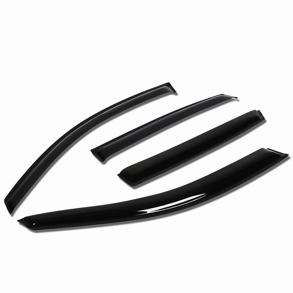 03-08 Infiniti FX35 FX45 Tape-On Wind Deflectors Window Visors