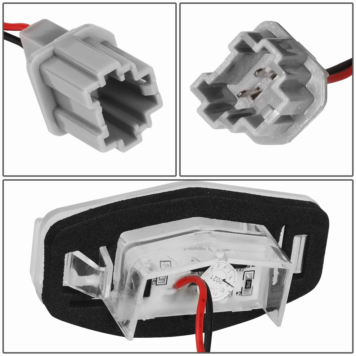 03-17 Honda Accord 01-05 Honda Civic White LED License Plate Lights
