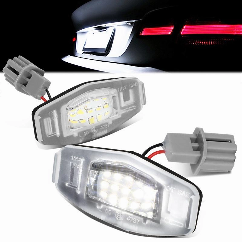 03-17 Honda Accord 01-05 Honda Civic White LED License Plate Lights