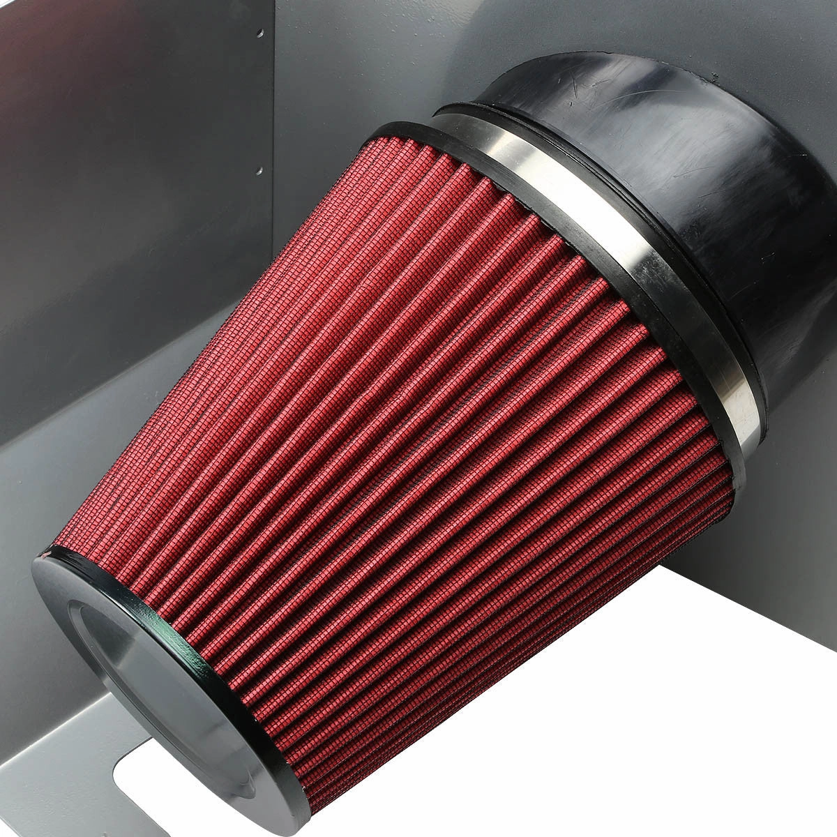 04-05 Chevy Silverado GMC Sierra 6.6L Diesel Aluminum Cold Air Intake w/Heat Shield Filter