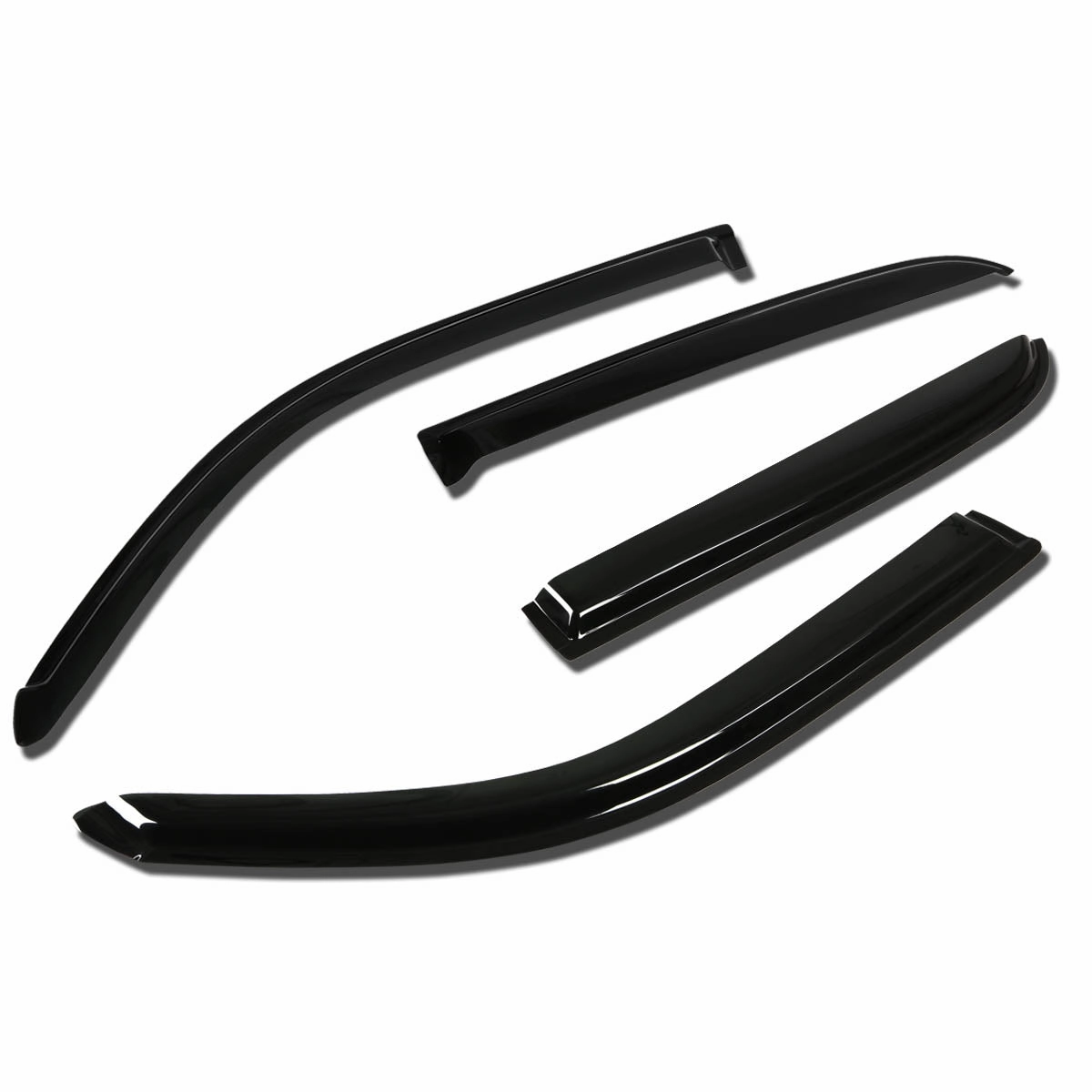 04-06 Toyota Tundra Crew Cab Tape-On Wind Deflectors Window Visors