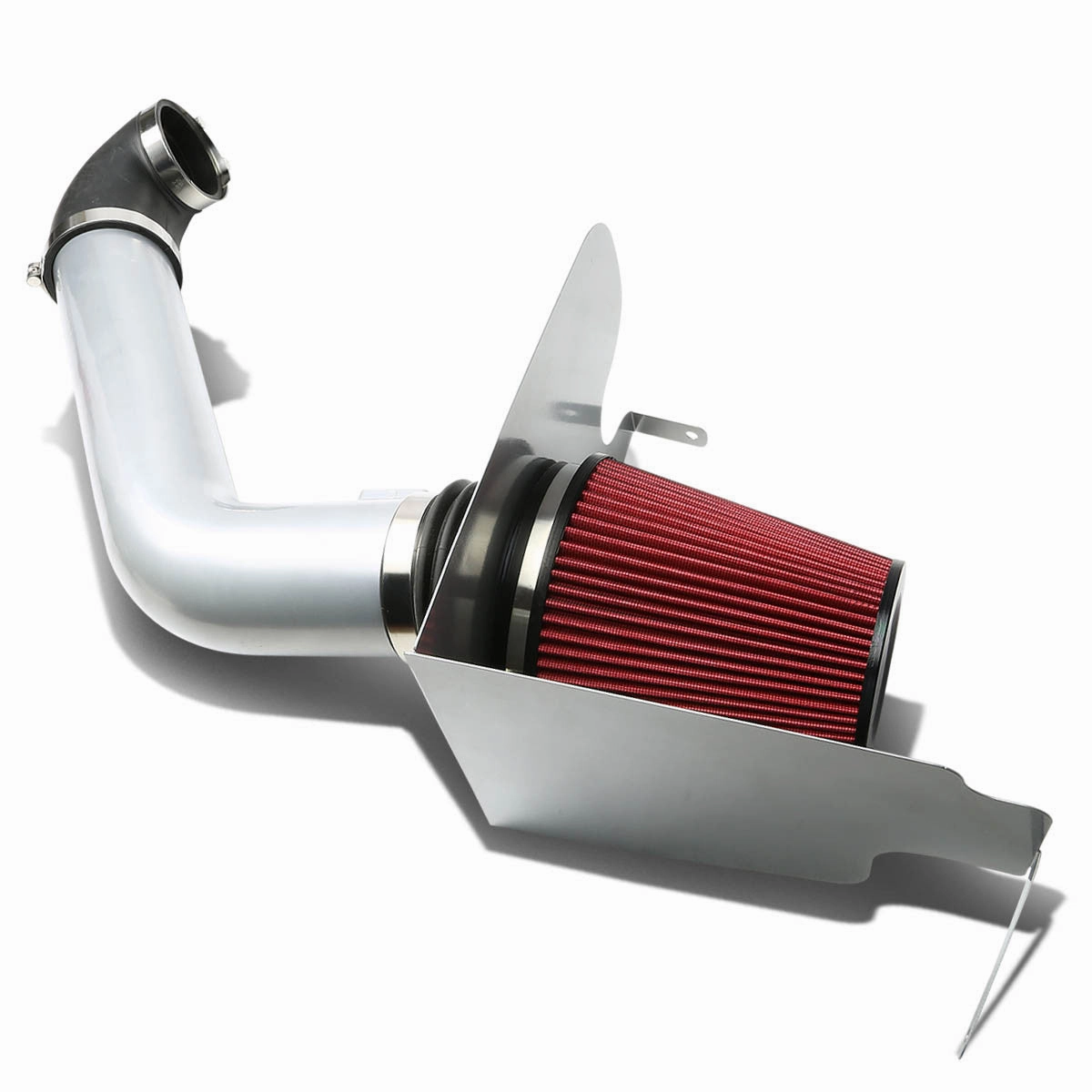 04-08 Ford F150 5.4L V8 Aluminum Cold Air Intake w/Heat Shield Cone Filter