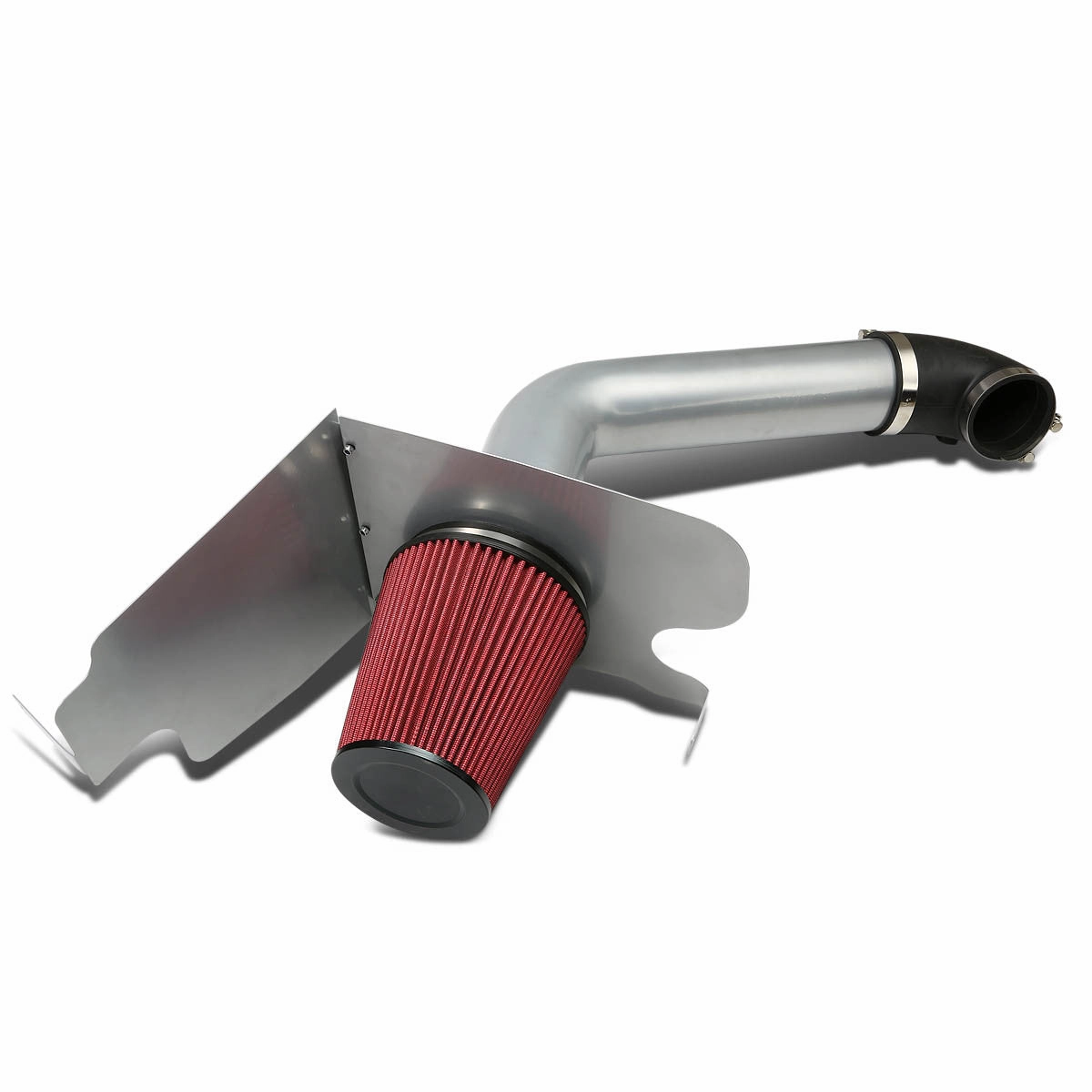 04-08 Ford F150 5.4L V8 Aluminum Cold Air Intake w/Heat Shield Cone Filter