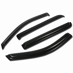 04-08 Ford F150 Super Crew Cab Tape-On Wind Deflectors Window Visors