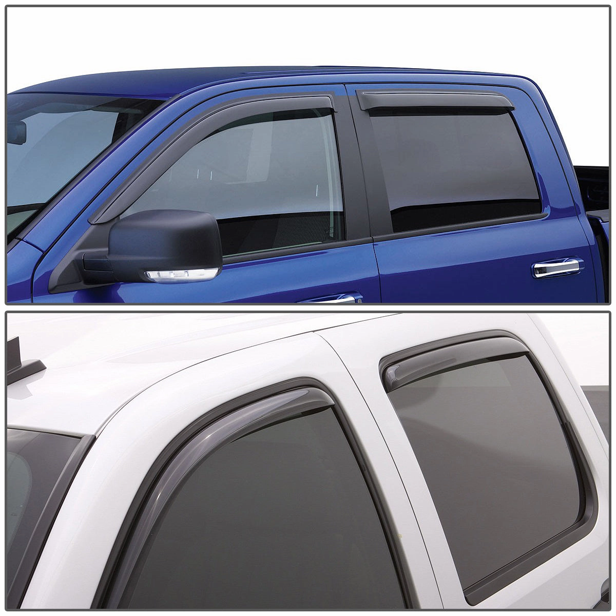 04-08 Suzuki Forenza Tape-On Window Visors Wind Deflectors
