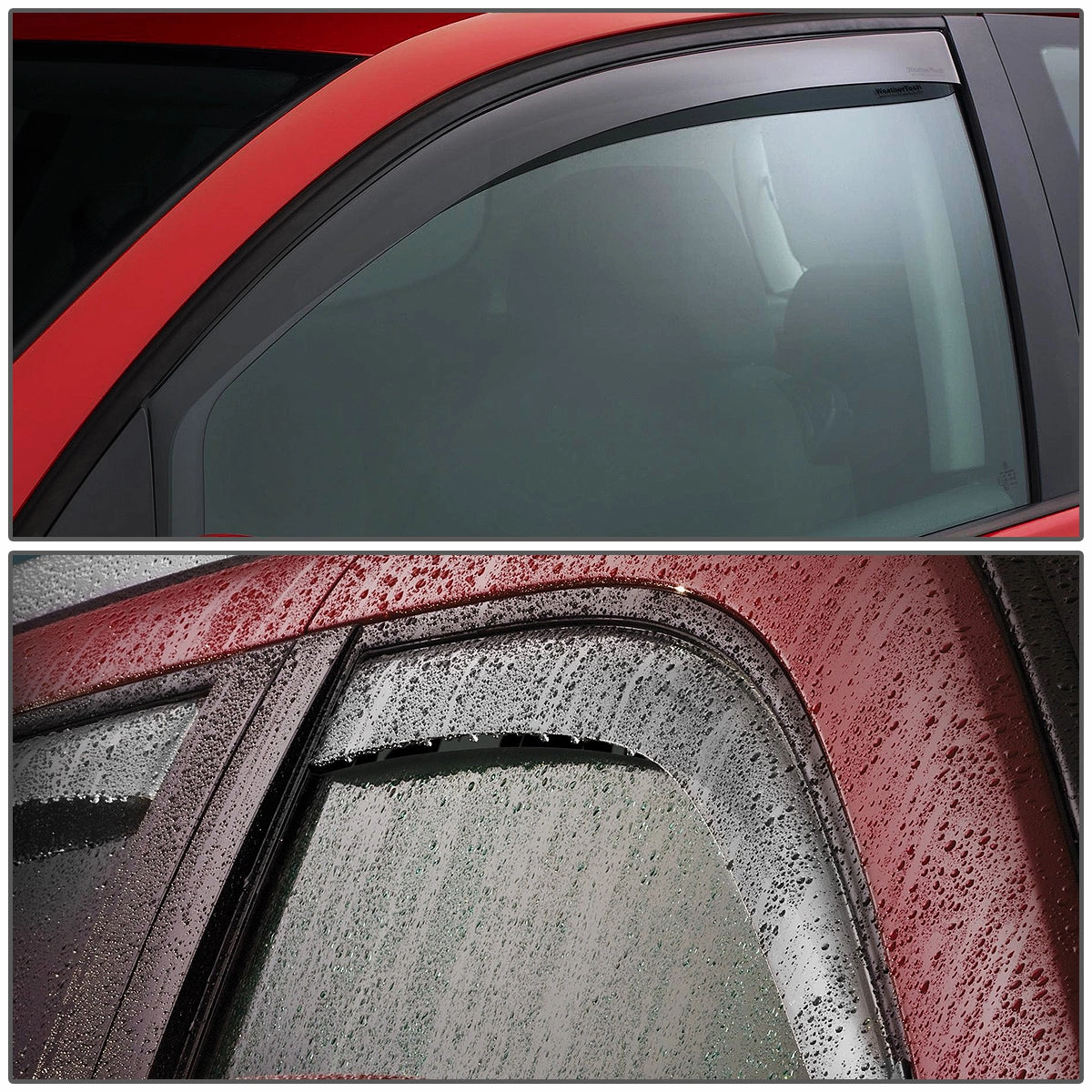 04-08 Suzuki Forenza Tape-On Window Visors Wind Deflectors