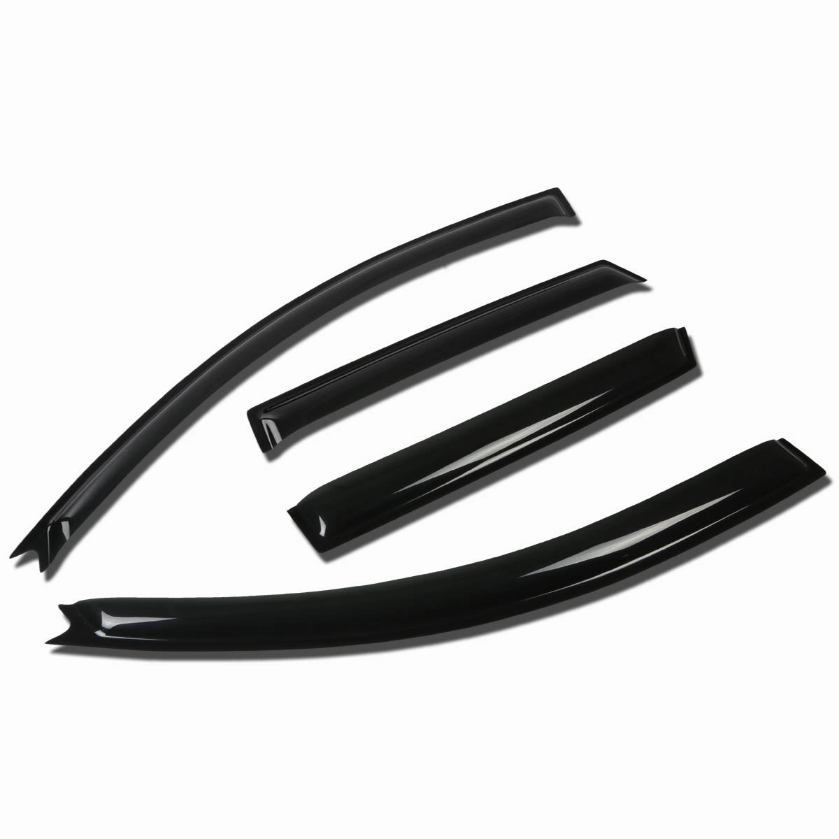 04-09 Mazda 3 Tape-On Wind Deflectors Window Visors