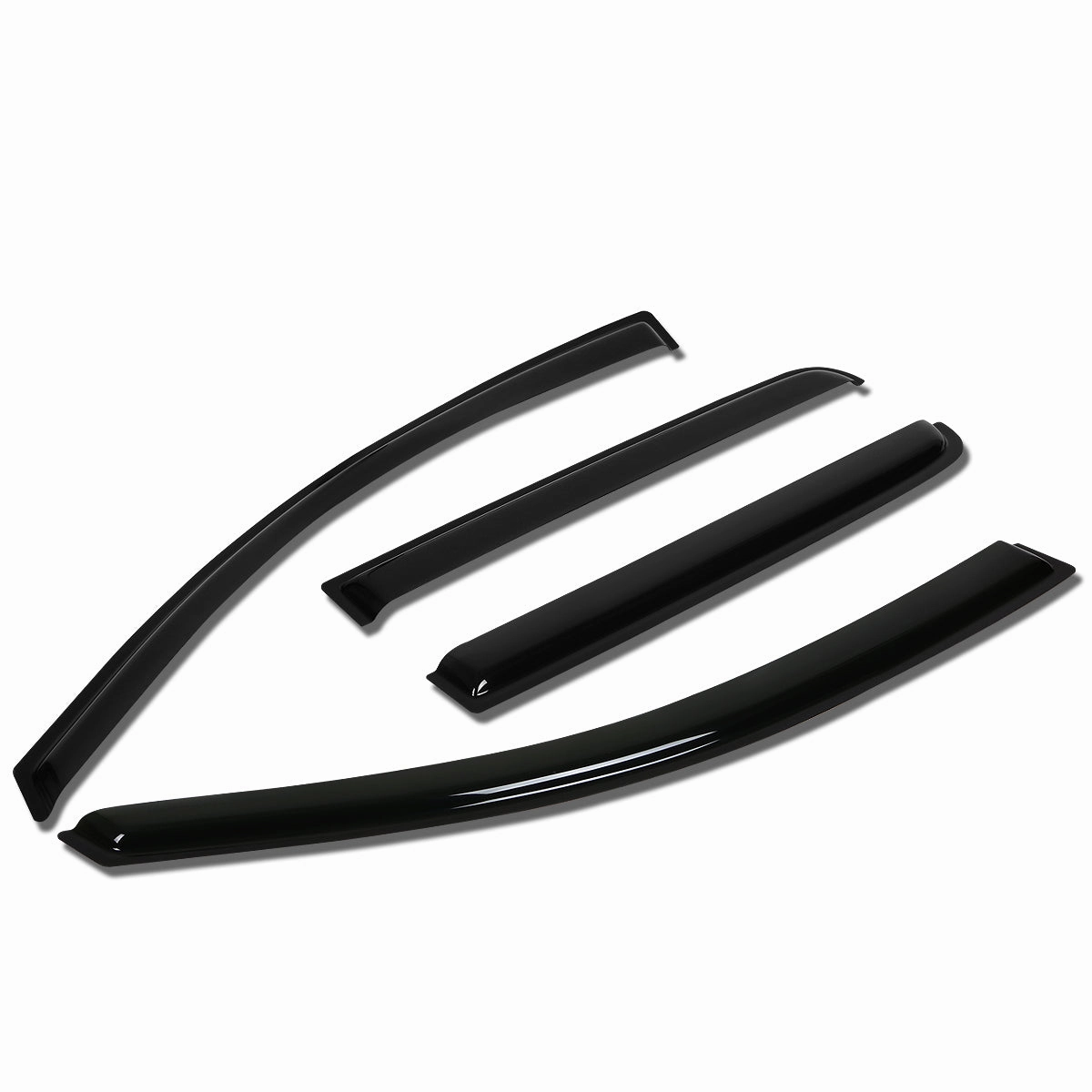 04-15 Nissan Titan Tape-On Wind Deflectors Window Visors