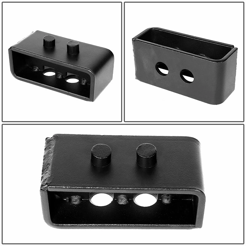 04-22 Ford F150 RWD 2 in. / 4WD 0.5 in. Rear Lift Block Kit  U-Bolts