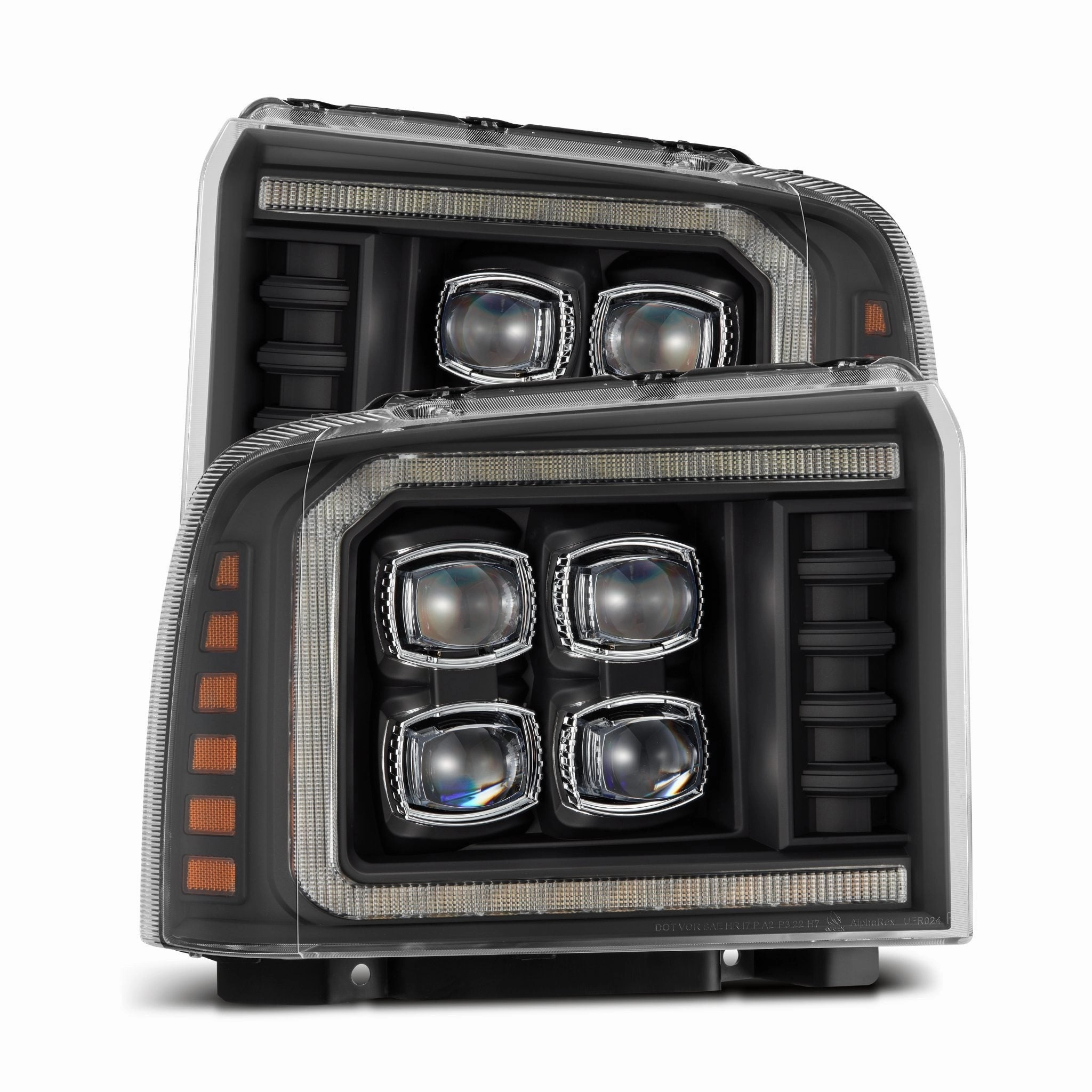 05-07 Ford Super Duty/Excursion NOVA-Series LED Projector Headlights Black