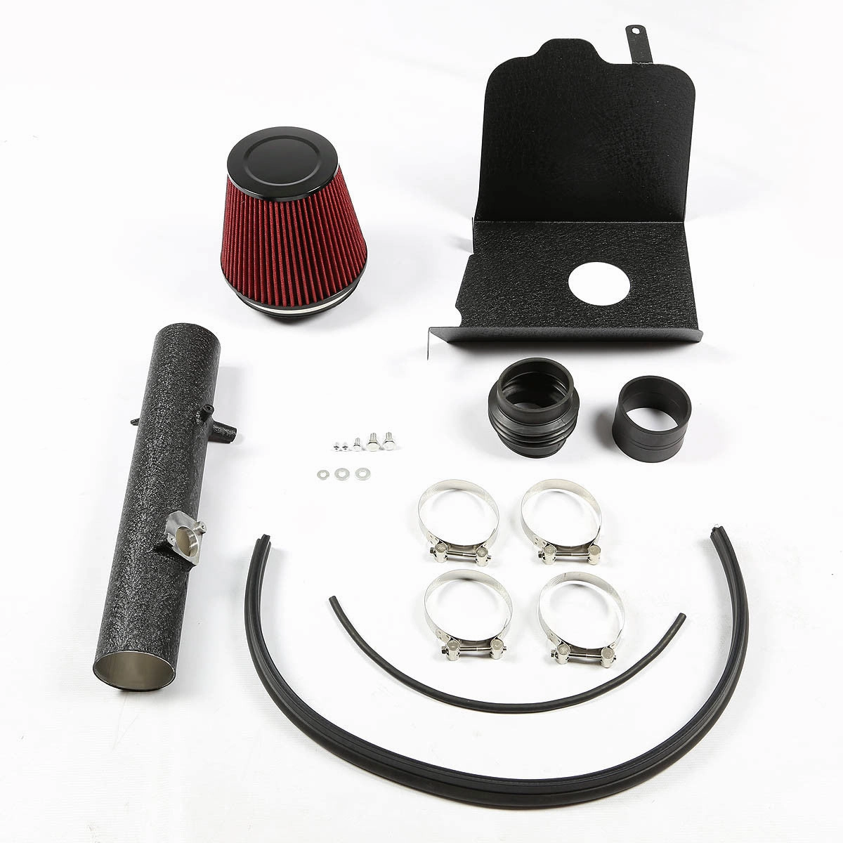 05-11 Toyota Tacoma 4.0L V6 Black Cold Air Intake w/Heat Shield Cone Filter