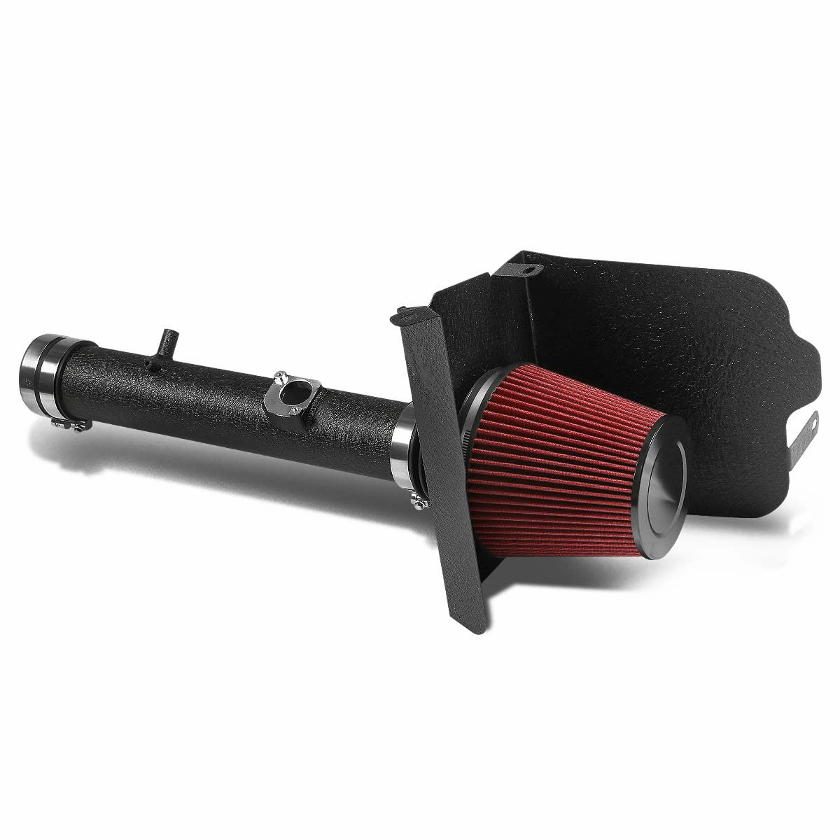 05-11 Toyota Tacoma 4.0L V6 Black Cold Air Intake w/Heat Shield Cone Filter