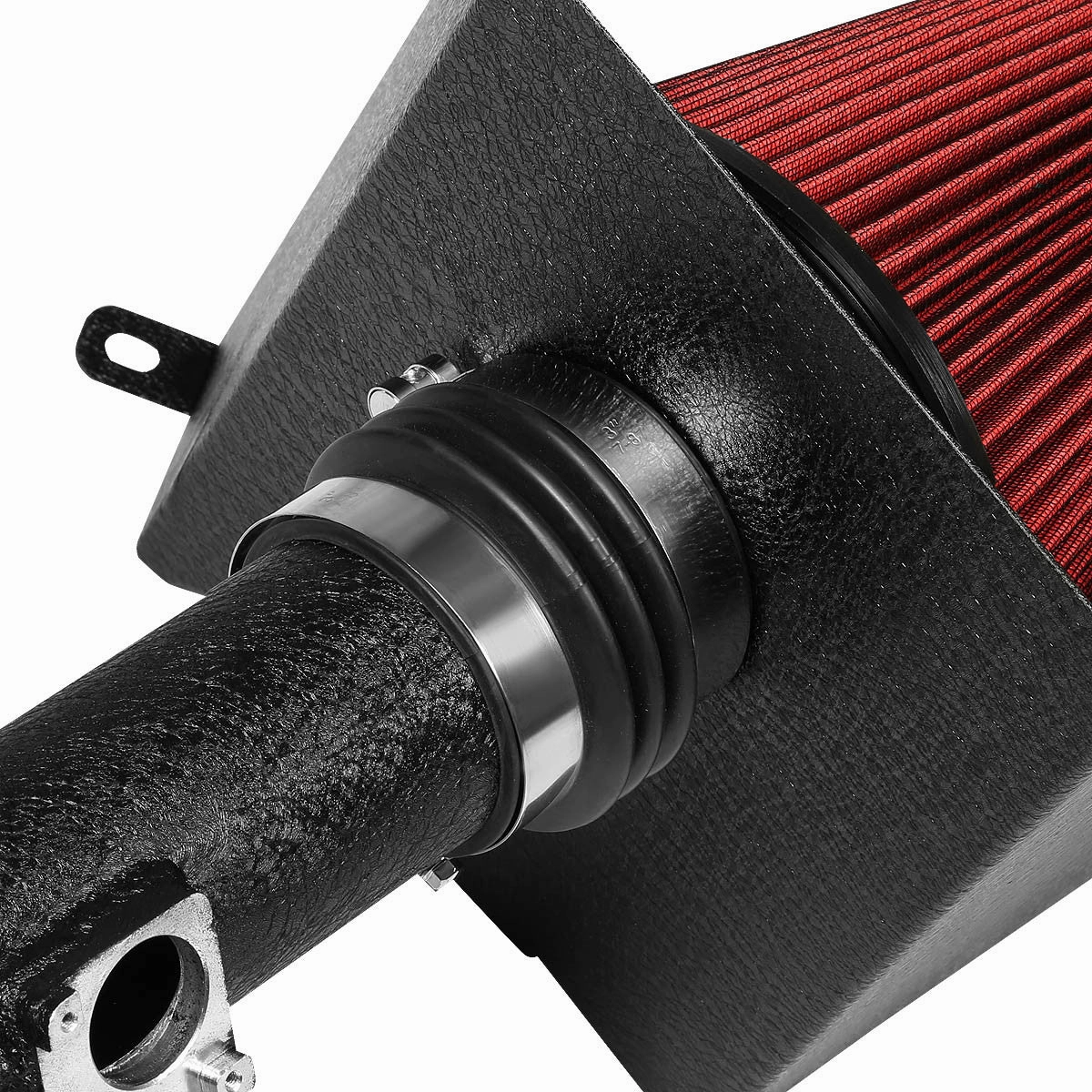 05-11 Toyota Tacoma 4.0L V6 Black Cold Air Intake w/Heat Shield Cone Filter