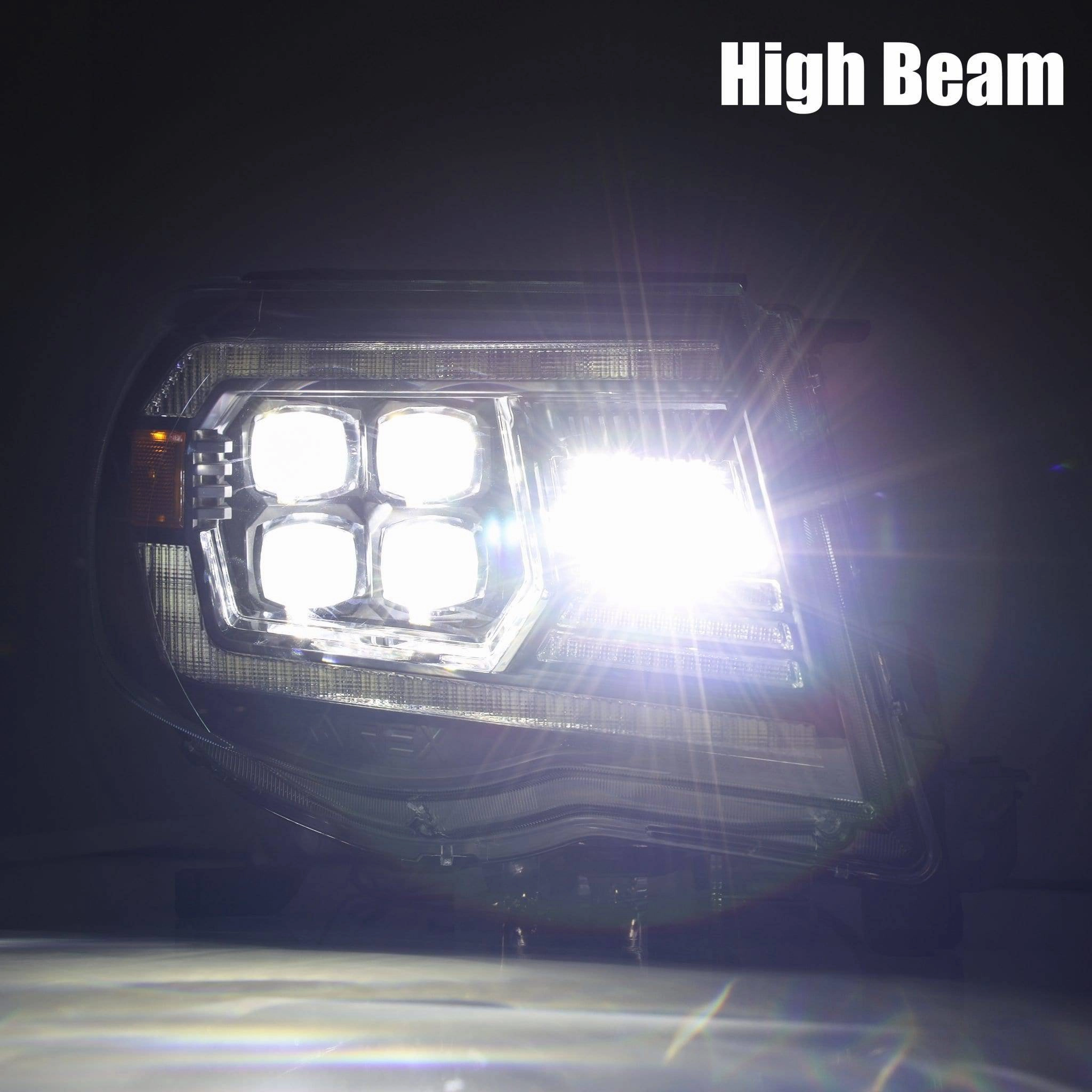 05-11 Toyota Tacoma NOVA-Series LED Projector Headlights Chrome