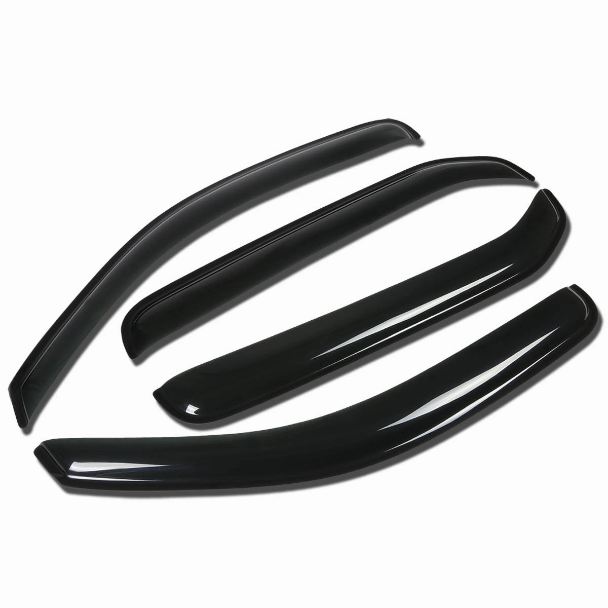 05-15 Nissan Xterra Tape-On Wind Deflectors Window Visors