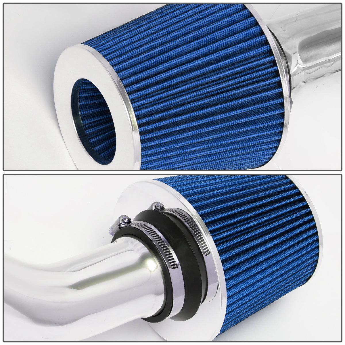 06-07 Mazda 6 Mazdaspeed Aluminum Cold Air Intake w/Blue Cone Filter