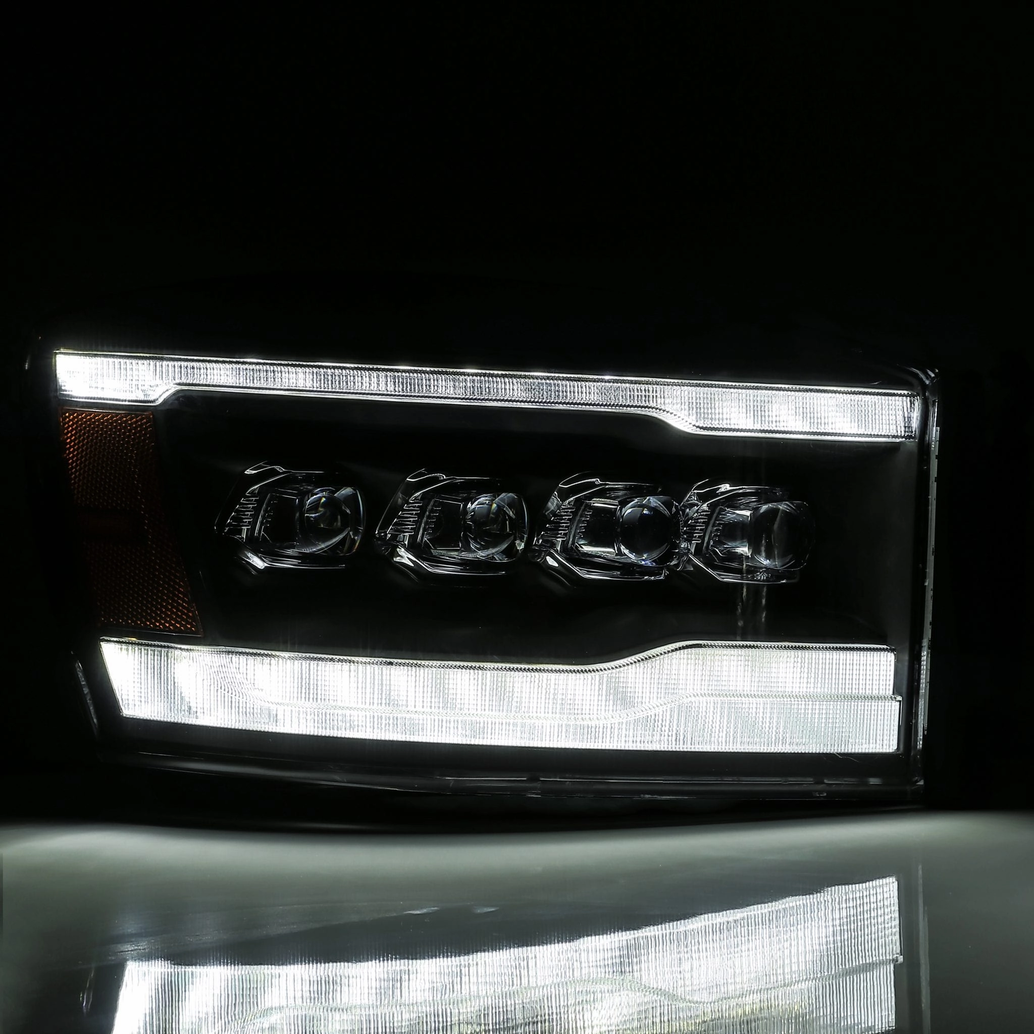 06-08 Dodge Ram NOVA-Series LED Projector Headlights Black