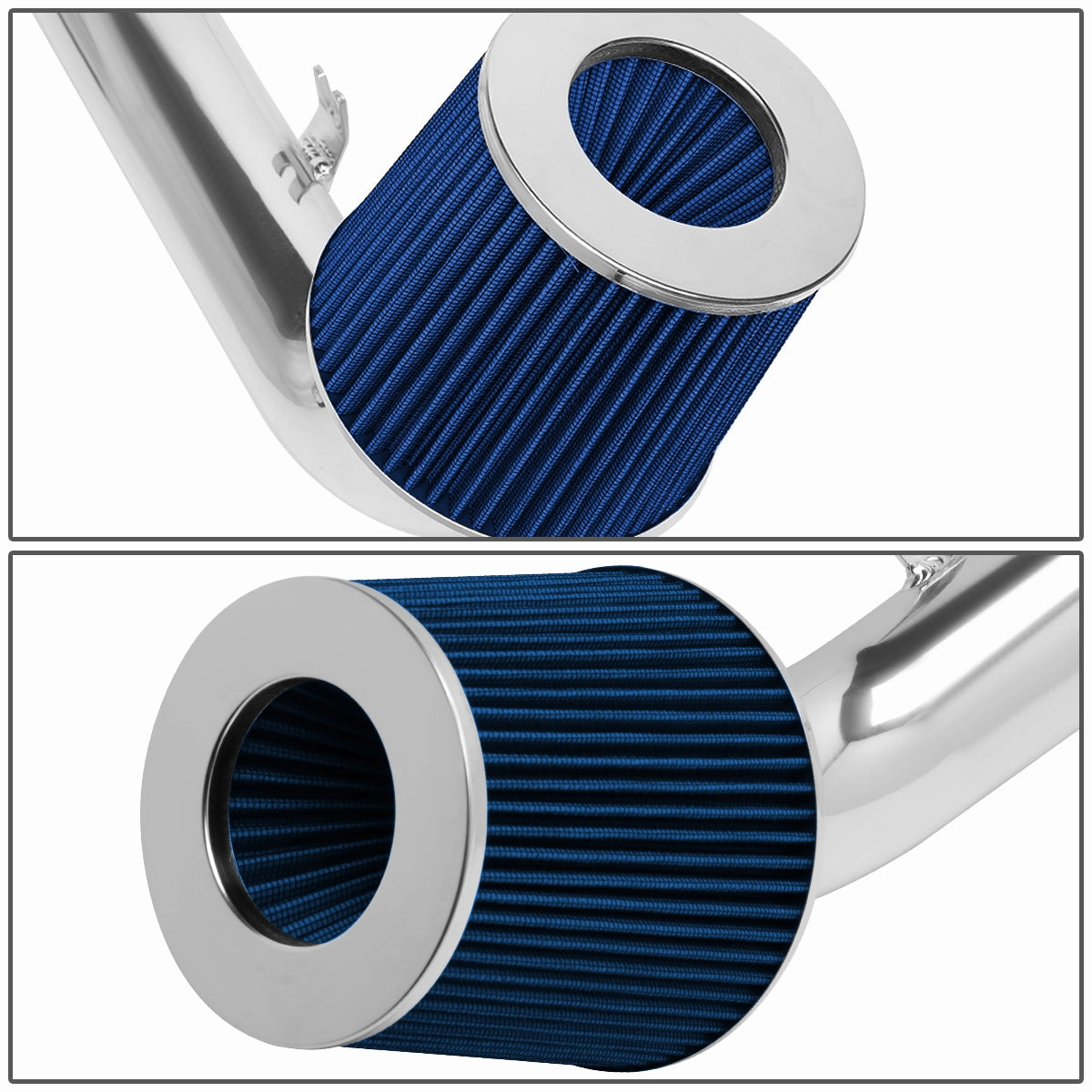 06-09 Honda S2000 Aluminum Cold Air Intake w/Blue Cone Filter