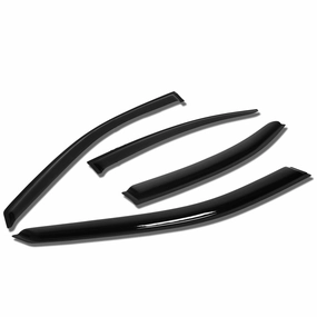 06-09 Mercedes C350 01-04 C240 C32 AMG Tape-On Wind Deflectors Window Visors