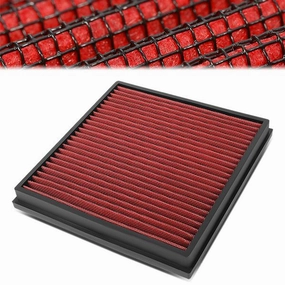 06-11 Chevy Impala 05-08 Pontiac Grand Prix Drop-in Panel Air Filter - Red