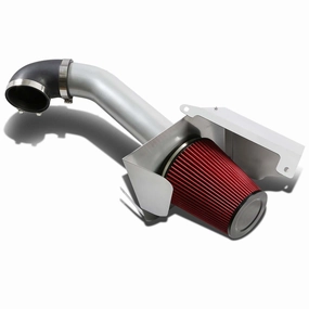07-08 Chevy Silverado GMC Sierra 4.8L 5.3L 6.0L Aluminum Cold Air Intake w/Heat Shield Filter