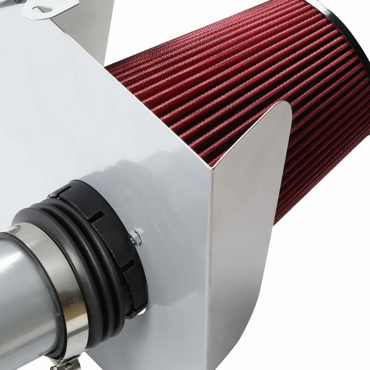 07-08 Chevy Silverado GMC Sierra 4.8L 5.3L 6.0L Aluminum Cold Air Intake w/Heat Shield Filter