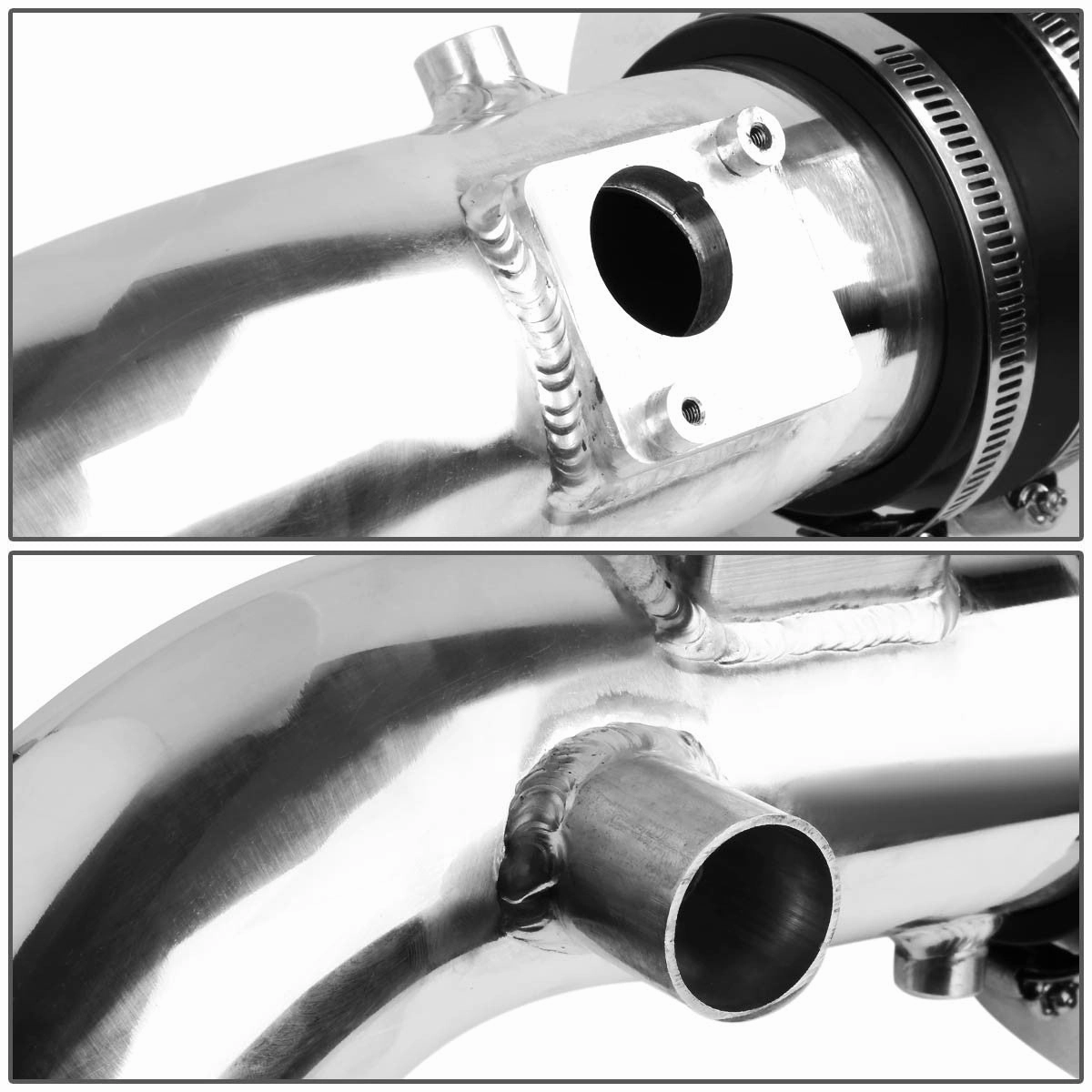 07-09 Toyota Camry 2.4L L4 Red Cold Air Intake w/Heat Shield Cone Filter
