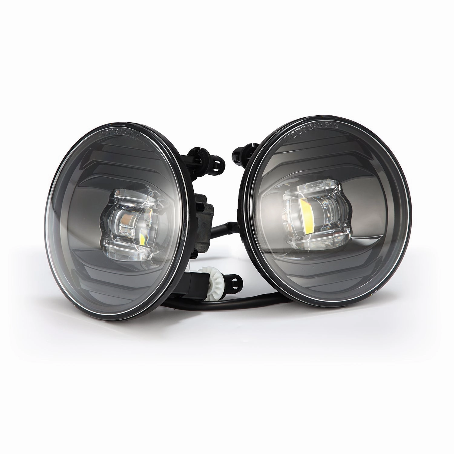 07-13 Chevrolet Avalanche / 07-14 Suburban/Tahoe (With Round Fog Lights) DoubleTap Dual Color LED Projector Fog Lights