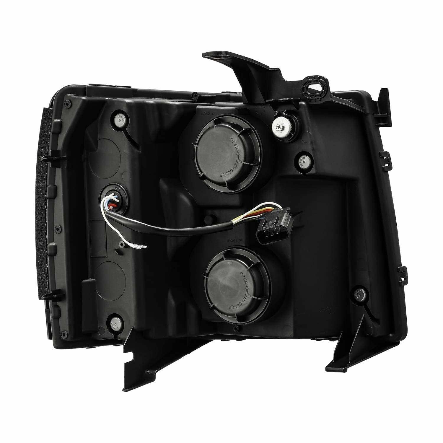 07-13 Chevrolet Silverado LUXX-Series LED Projector Headlights Chrome
