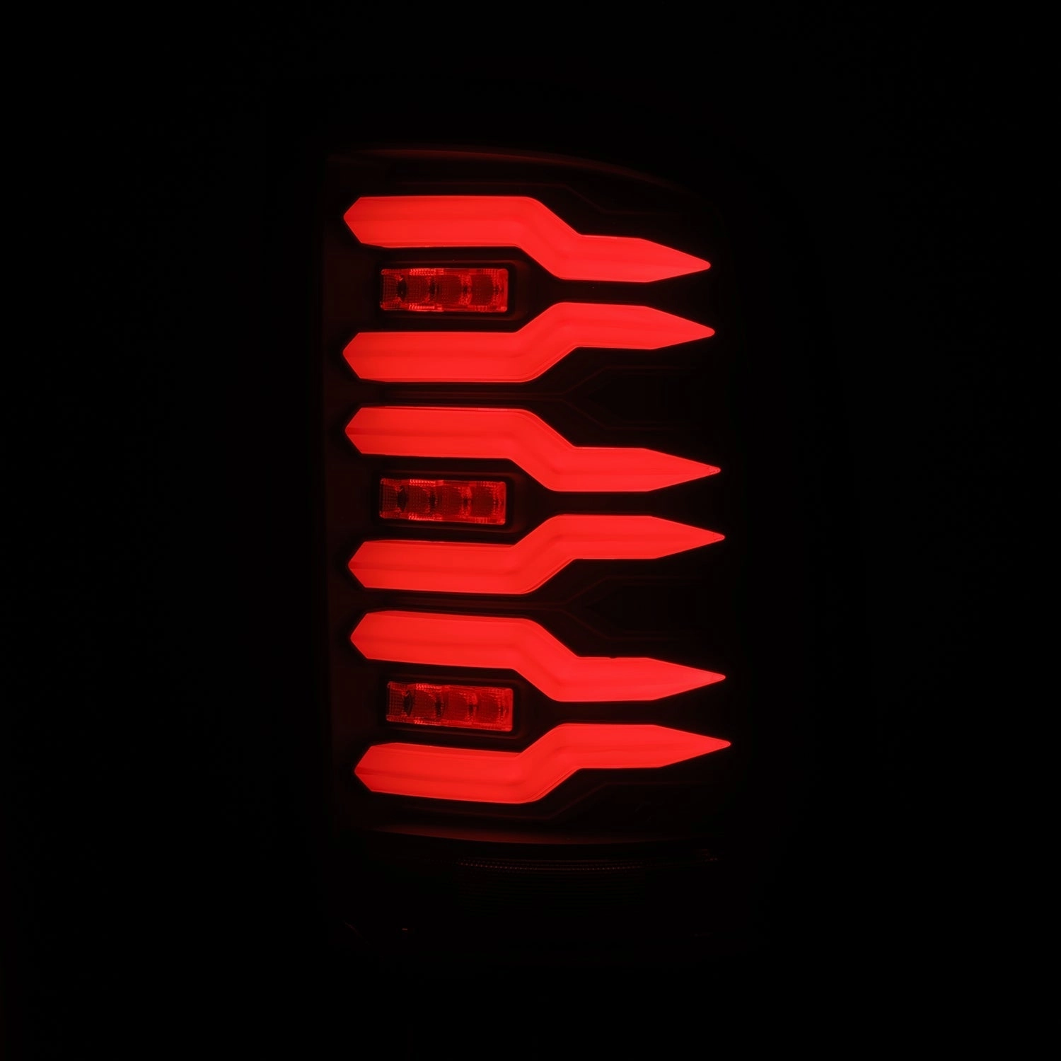 07-13 GMC Sierra LUXX-Series LED Tail Lights Black
