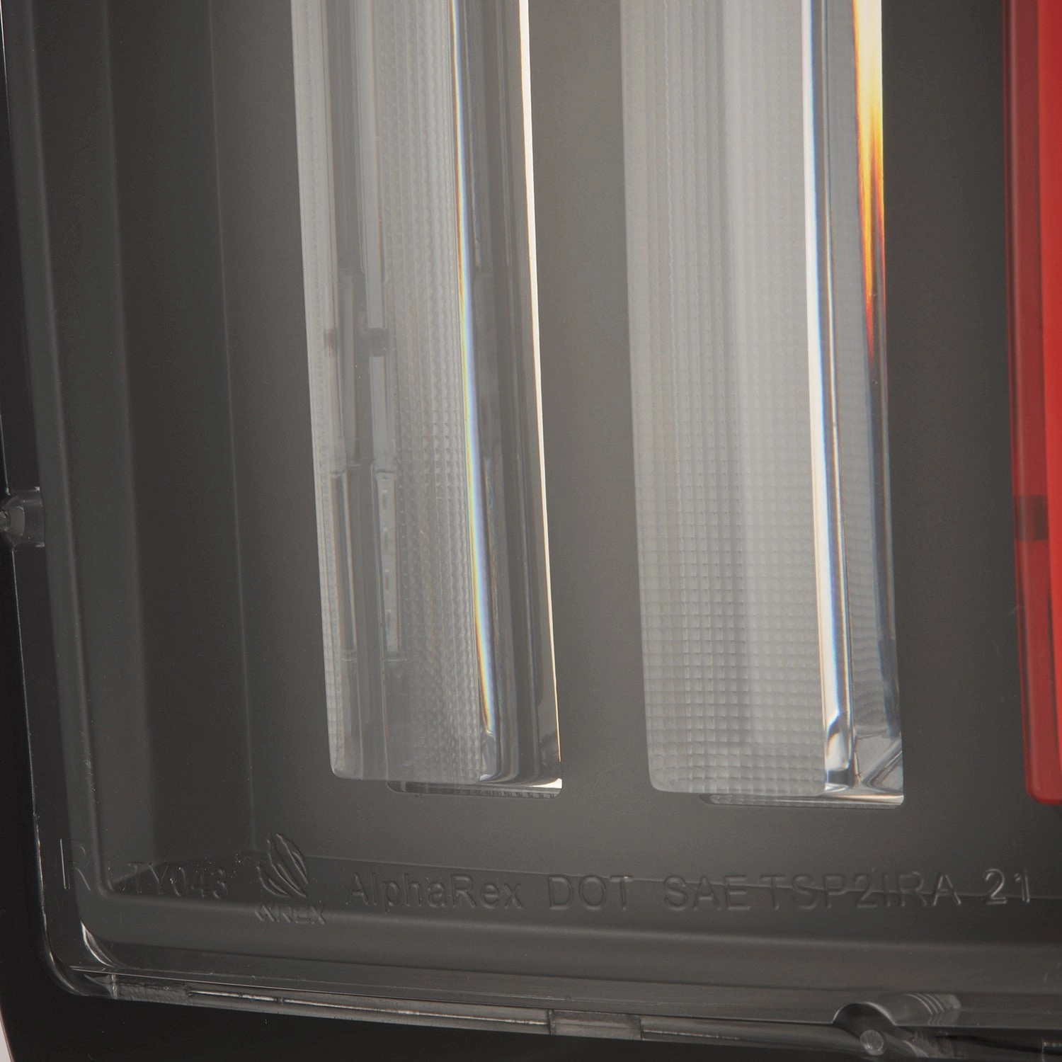 07-13 Toyota Tundra Nova-Series Prismatic LED Tail Lights Black-Red