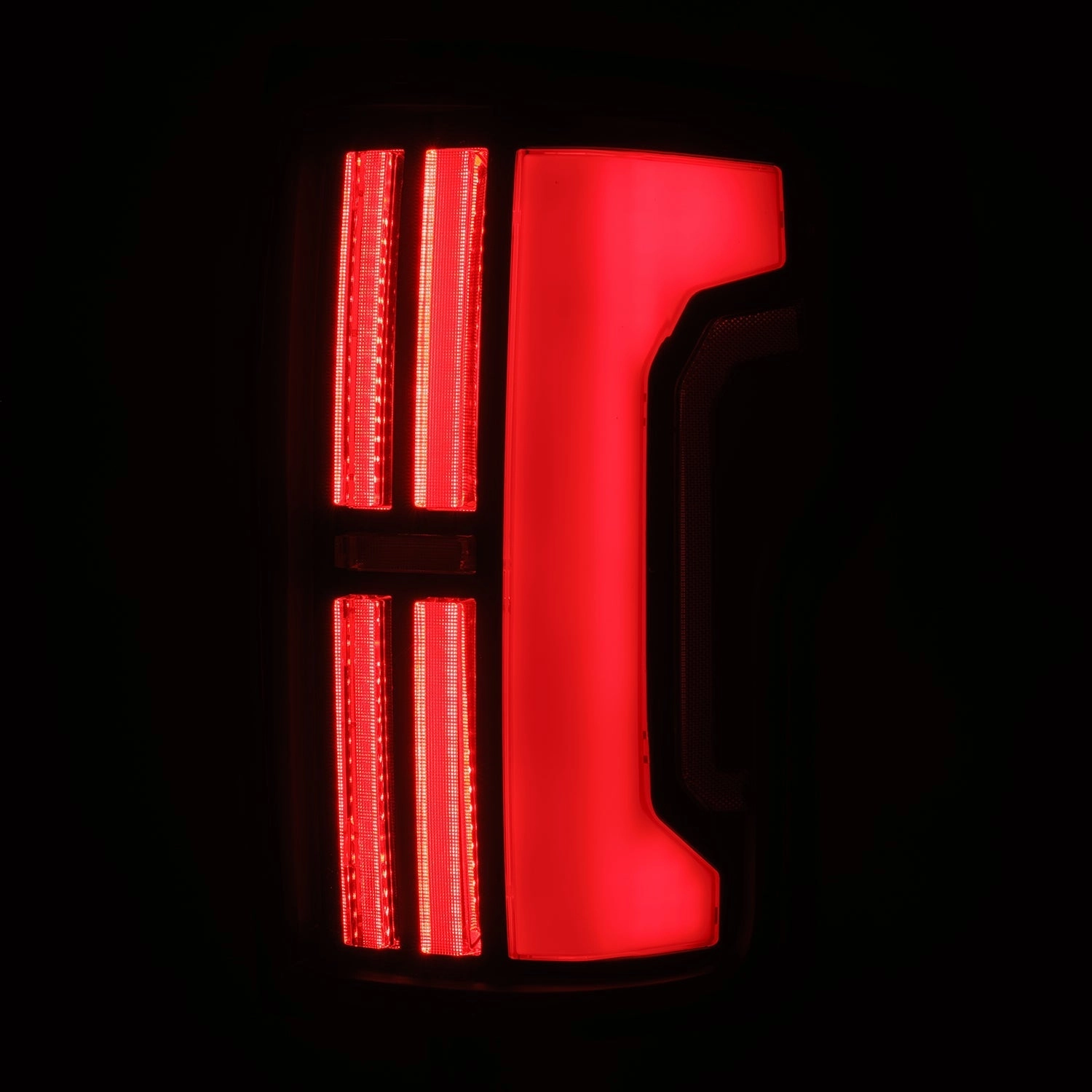 07-13 Toyota Tundra Nova-Series Prismatic LED Tail Lights Black-Red
