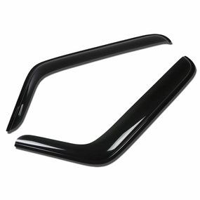 07-15 Jeep Wrangler Front Tape-On Wind Deflectors Window Visors