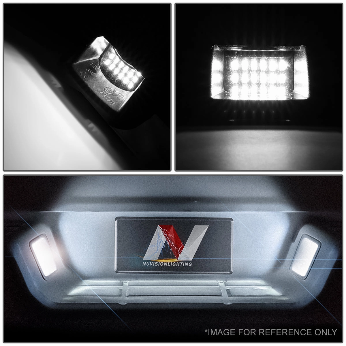 07-15 Nissan Titan Xterra Armada 07-19 Frontier LED License Plate Lights