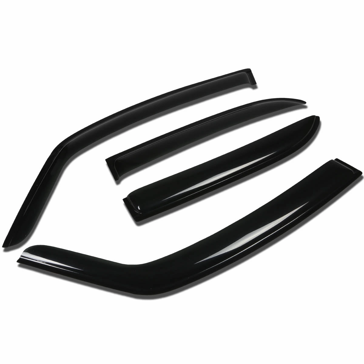 08-10 Suzuki SX4 Tape-On Wind Deflectors Window Visors