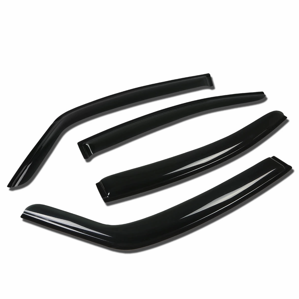 08-10 Suzuki SX4 Tape-On Wind Deflectors Window Visors