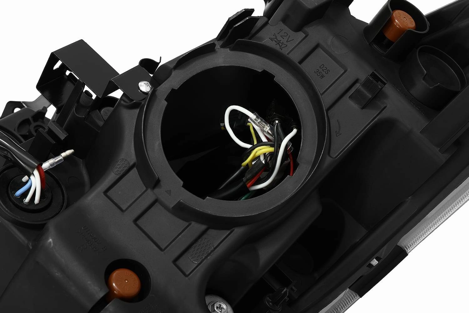 08-13 Infiniti G37/14-15 Q60 Coupe NOVA-Series LED Projector Headlights Black