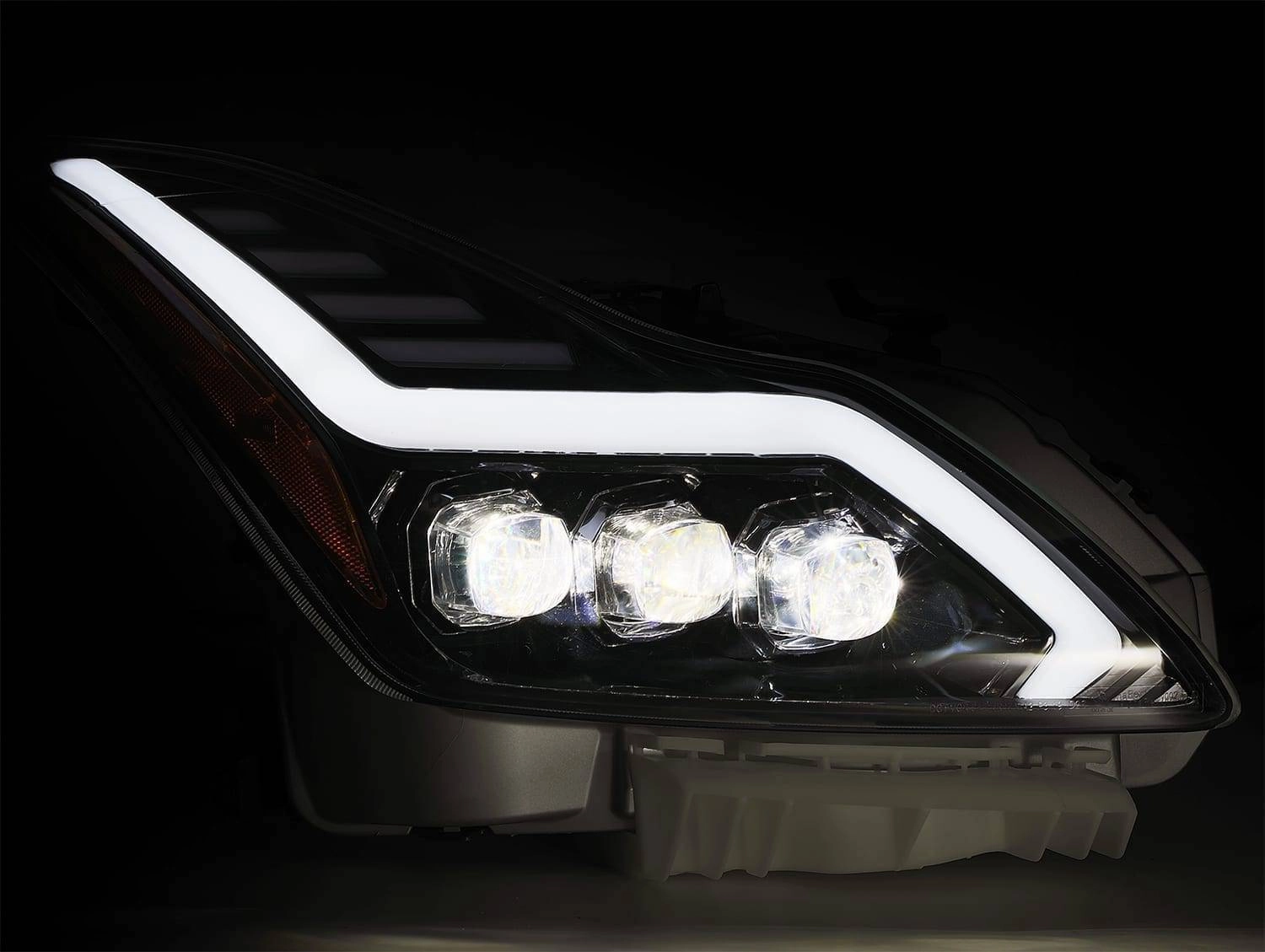 08-13 Infiniti G37/14-15 Q60 Coupe NOVA-Series LED Projector Headlights Black