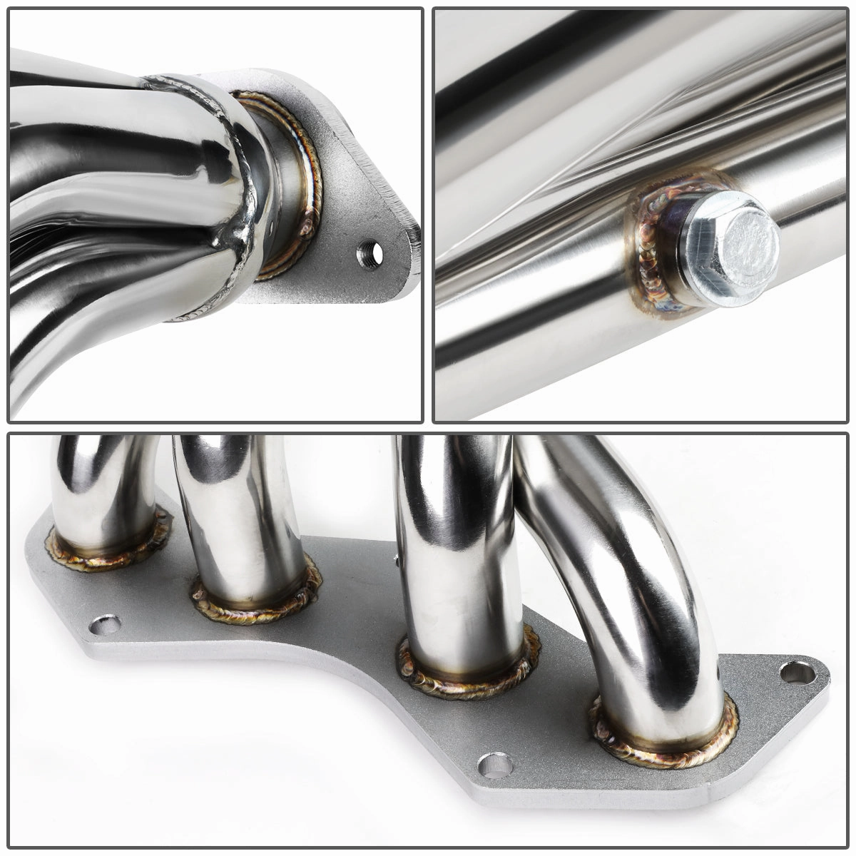 08-15 Scion xB 4-1 Exhaust Header w/O2 Sensor Bungs - Stainless Steel