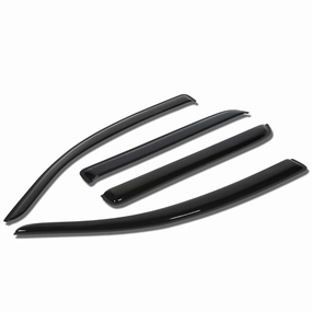 08-17 Toyota Sequoia Wind Deflectors Window Visors Vent Rain Guard - Smoked - Acrylic - Pair